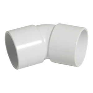 Floplast 32mm white solvent 135 obtuse bend