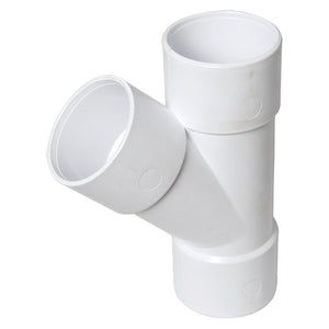 Floplast 32mm white solvent 135 Branch (Y branch)